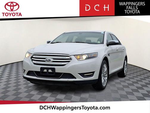 White Platinum Metallic Tri-Coat 2014 Ford Taurus Limited