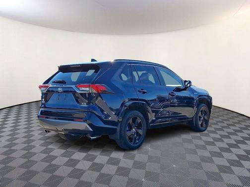 Blueprint w/Black Roof 2019 Toyota RAV4 Hybrid SE