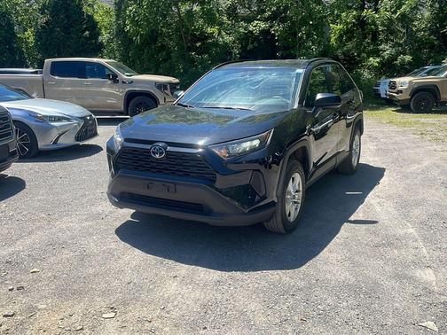 Midnight Black Metallic 2021 Toyota RAV4 Hybrid LE