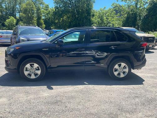 Midnight Black Metallic 2021 Toyota RAV4 Hybrid LE