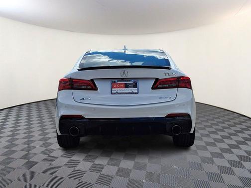 Platinum White Pearl 2019 Acura TLX Technology