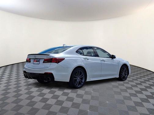 Platinum White Pearl 2019 Acura TLX Technology