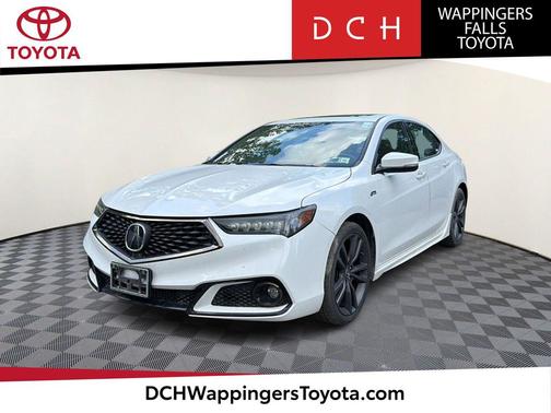Platinum White Pearl 2019 Acura TLX Technology