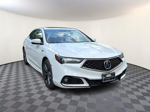 Platinum White Pearl 2019 Acura TLX Technology