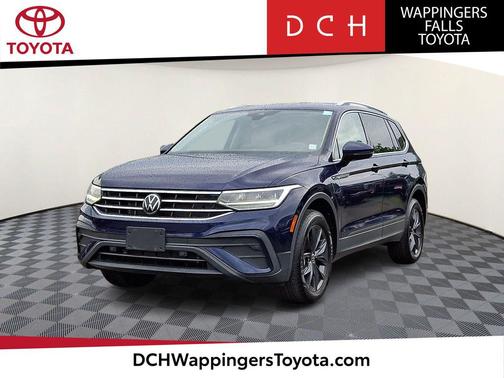Atlantic Blue Metallic 2022 Volkswagen Tiguan 2.0T SE 4MOTION