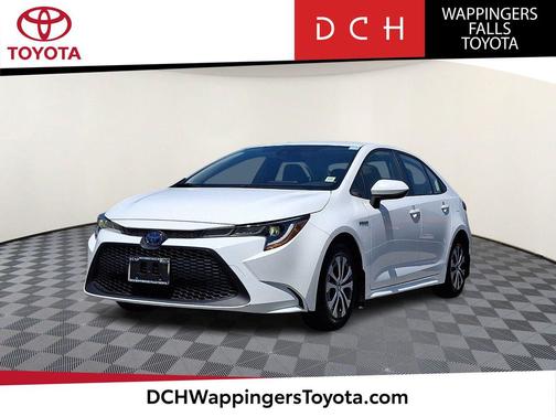 Super White 2021 Toyota Corolla Hybrid LE