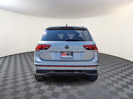 Silver Metallic 2023 Volkswagen Tiguan 2.0T SE R-Line Black