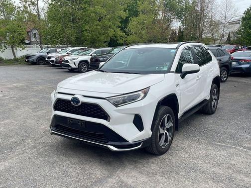 Super White 2021 Toyota RAV4 Prime SE