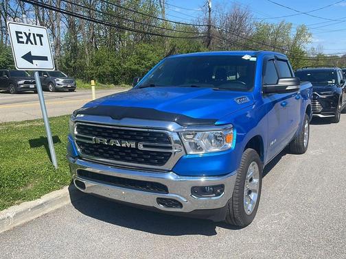Hydro Blue Pearlcoat 2022 RAM 1500 Big Horn/Lone Star
