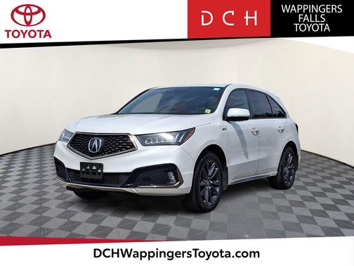 Platinum White Pearl 2020 Acura MDX 3.5L Technology & A-Spec Pkgs