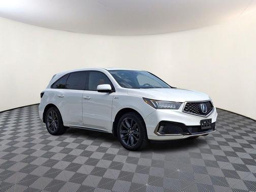 Platinum White Pearl 2020 Acura MDX 3.5L Technology & A-Spec Pkgs