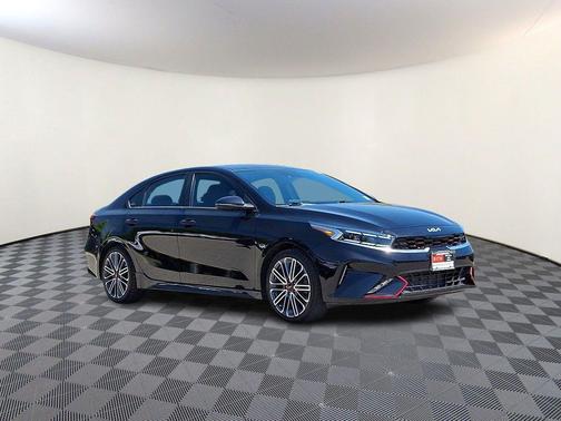 Aurora Black 2023 Kia Forte GT