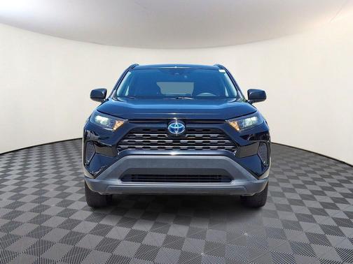 Midnight Black Metallic 2021 Toyota RAV4 Hybrid LE