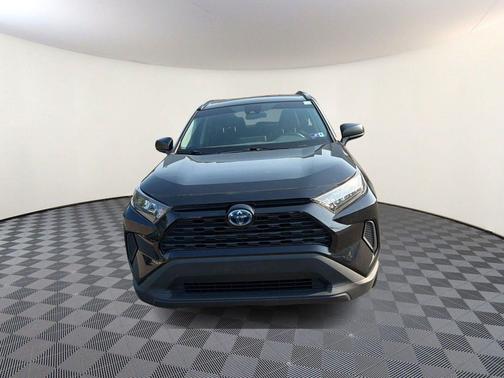 Midnight Black Metallic 2021 Toyota RAV4 Hybrid LE