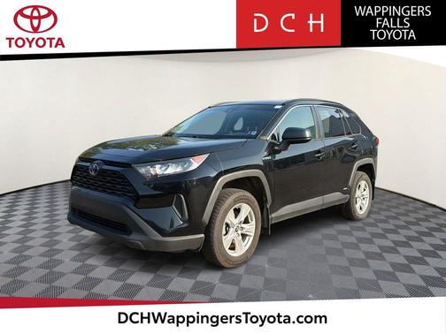 Midnight Black Metallic 2021 Toyota RAV4 Hybrid LE