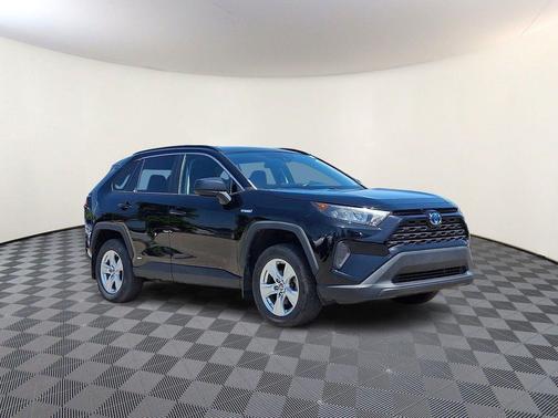 Midnight Black Metallic 2021 Toyota RAV4 Hybrid LE