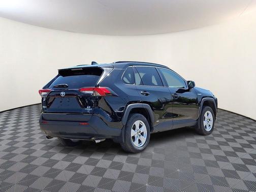 Midnight Black Metallic 2021 Toyota RAV4 Hybrid LE