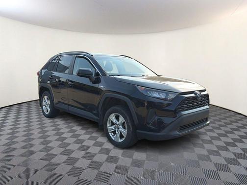 Midnight Black Metallic 2021 Toyota RAV4 Hybrid LE
