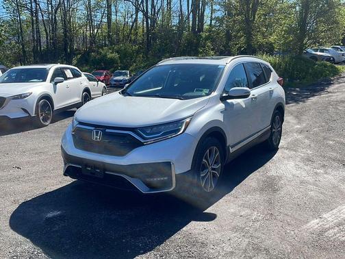 Platinum White Pearl 2022 Honda CR-V Hybrid Touring