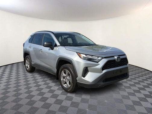 Silver Sky Metallic 2023 Toyota RAV4 Hybrid LE