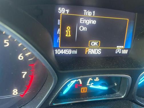 Shadow Black 2017 Ford Escape Titanium