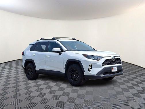 Super White 2019 Toyota RAV4 LE