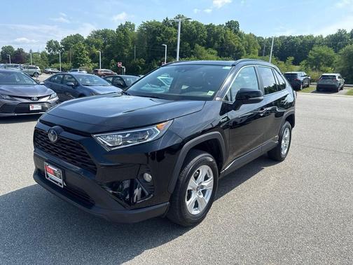 Midnight Black Metallic 2019 Toyota RAV4 Hybrid XLE