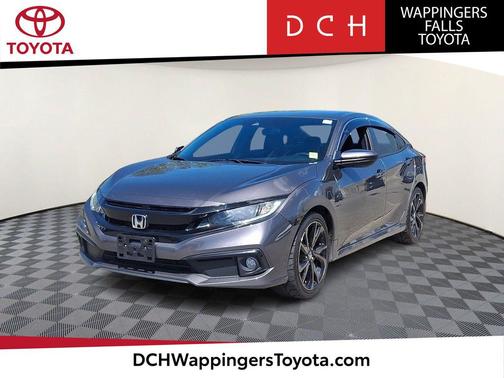 Modern Steel Metallic 2019 Honda Civic Sport