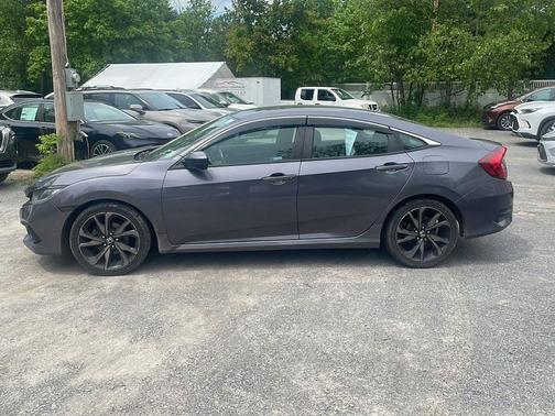 Modern Steel Metallic 2019 Honda Civic Sport