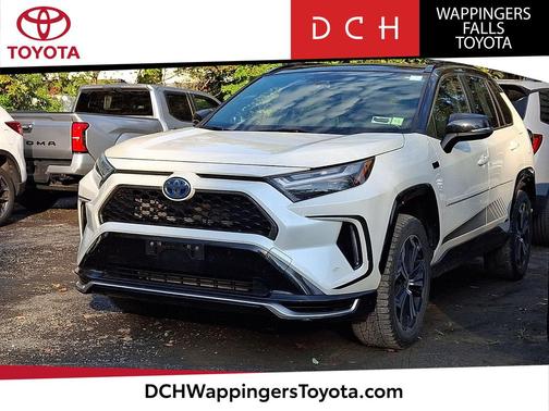 Blizzard Pearl/Midnight Black Metallic 2022 Toyota RAV4 Prime XSE
