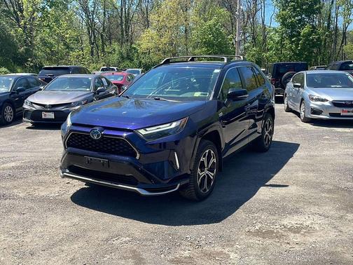 Blueprint/Midnight Black Metallic 2022 Toyota RAV4 Prime XSE