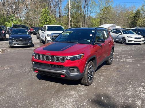 Red Hot Pearlcoat 2025 Jeep Compass Trailhawk
