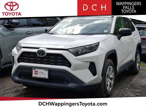 Super White 2019 Toyota RAV4 LE