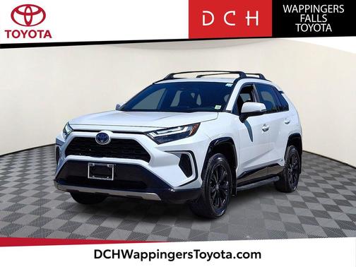 Wind Chill Pearl 2024 Toyota RAV4 Hybrid SE