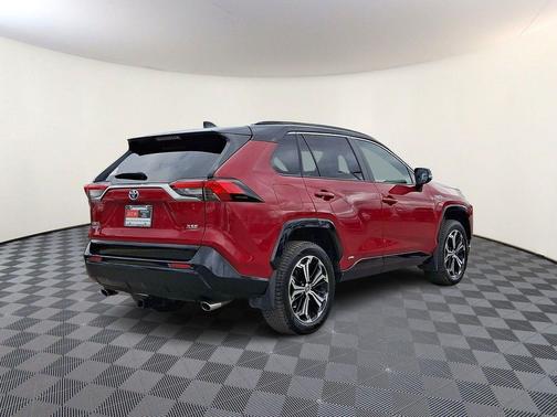 Supersonic Red/Midnight Black Metallic 2023 Toyota RAV4 Prime XSE
