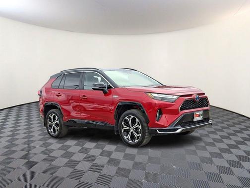 Supersonic Red/Midnight Black Metallic 2023 Toyota RAV4 Prime XSE