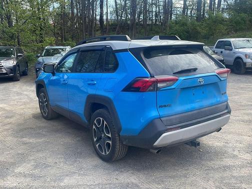Blue Flame/Ice Edge Roof 2019 Toyota RAV4 Adventure
