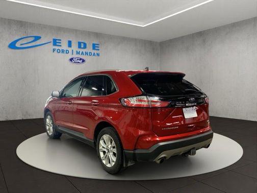 Rapid Red Metallic Tinted Clearcoat 2021 Ford Edge Titanium