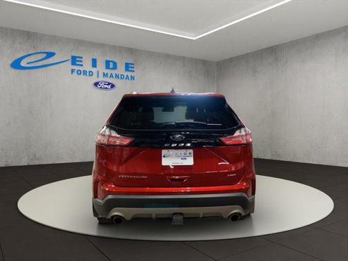 Rapid Red Metallic Tinted Clearcoat 2021 Ford Edge Titanium
