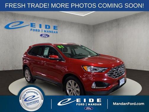 Rapid Red Metallic Tinted Clearcoat 2021 Ford Edge Titanium