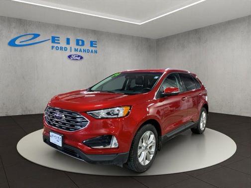 Rapid Red Metallic Tinted Clearcoat 2021 Ford Edge Titanium