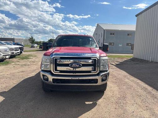 Vermillion Red 2011 Ford F-250 Lariat