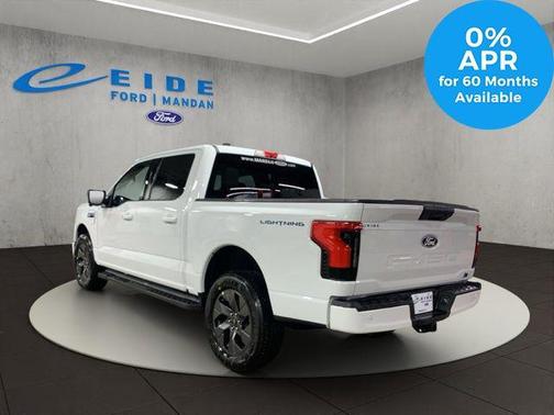 Oxford White 2025 Ford F-150 Lightning Flash