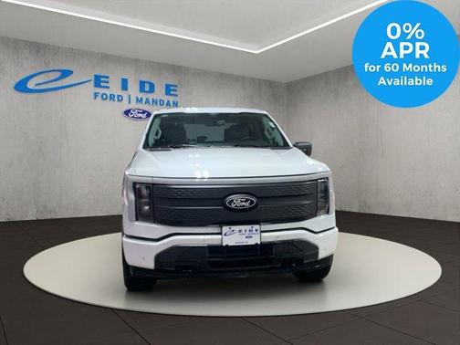 Oxford White 2025 Ford F-150 Lightning Flash