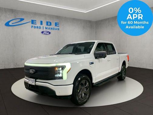 Oxford White 2025 Ford F-150 Lightning Flash