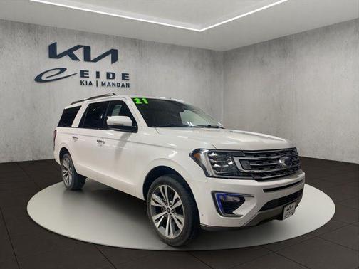 Star White Metallic Tri-Coat 2021 Ford Expedition Max Limited