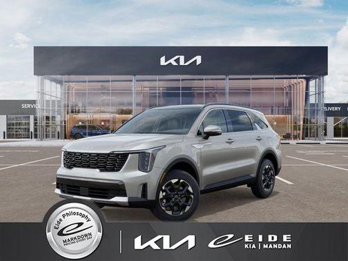 Ivory Silver 2026 Kia Sorento S SUV