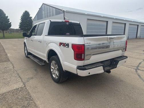 White Platinum Metallic Tri-Coat 2018 Ford F-150 Platinum