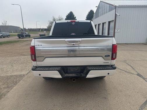 White Platinum Metallic Tri-Coat 2018 Ford F-150 Platinum