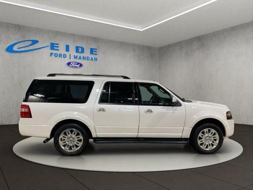 White Platinum Metallic Tri-Coat 2014 Ford Expedition EL Limited